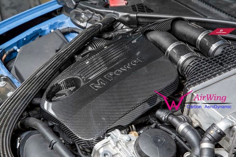 BMW F80M3 F82M4 - Performance style Carbon Fiber Engine Cover 01